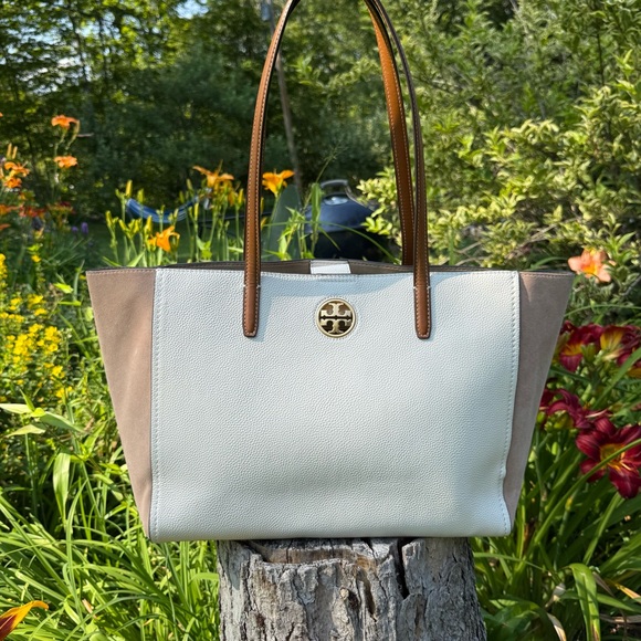 Tory Burch Carson Colorblock Tote bag - Picture 1 of 15